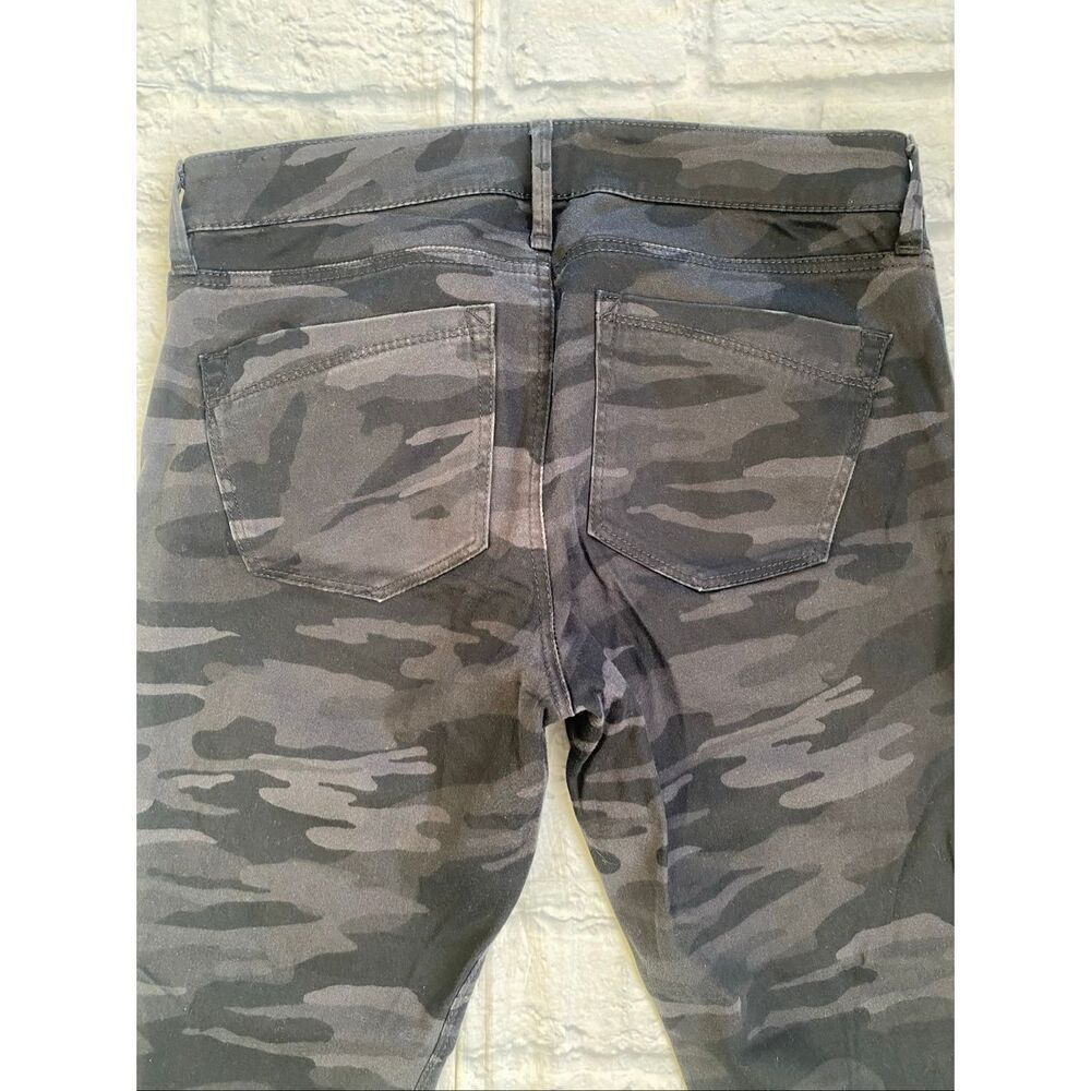 Express women 4 cotton blend low rise ankle legging stella camo black and grey - Picture 9 of 11